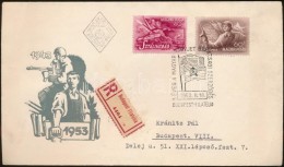 1953 Sztálingrád Sor Ajánlott FDC-n - Sonstige & Ohne Zuordnung