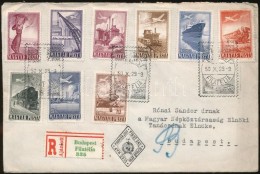 1950 RepülÅ‘ (V.) Sor Ajánlott FDC-n - Sonstige & Ohne Zuordnung