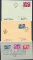 1950 3 Db FDC Ötéves Terv Bélyeggel (8f, 10f, 8f+30f+60f ) - Sonstige & Ohne Zuordnung