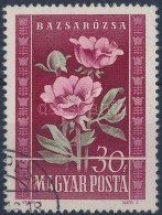 O 1950 Virág 30f Papírráncos Bélyeg - Sonstige & Ohne Zuordnung