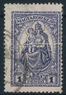 O 1926 Koronás Madonna 1P Papírránccal - Andere & Zonder Classificatie