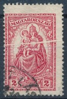 O 1926 Keskeny Madonna 2P Elfogazva, Papírránccal - Andere & Zonder Classificatie