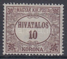 * 1921 Hivatalos 10K Felül Zárt 'H' - Sonstige & Ohne Zuordnung