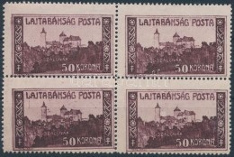 ** Nyugat-Magyarország VII. 1921 Lajtabánság 50K Négyestömb, Bodor... - Sonstige & Ohne Zuordnung