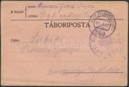 1919 Tábori Posta Levél 'KGB ARB APT 1115' + 'FP 240' - Sonstige & Ohne Zuordnung