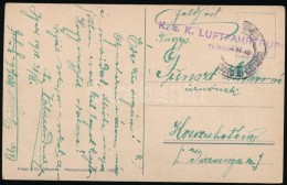 1918 Képeslap / Postcard 'K.u.k. LUFTFAHRTRUPPEN FLIEGERETAPPENPARK 2.' - Sonstige & Ohne Zuordnung