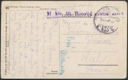 1918 Tábori Posta Képeslap / Field Postcard 'M.kir. 10. Honvéd Gyalogezred' + 'TP 425 B' - Sonstige & Ohne Zuordnung