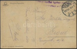 1917 Tábori Posta Képeslap 'Katonai ápolási ügyben' + 'SZEGED' - Sonstige & Ohne Zuordnung