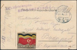 1917 Tábori Lap Hadigondozás Levélzáróval - Sonstige & Ohne Zuordnung
