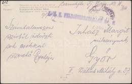 1917 Tábori Posta Képeslap 'K.u.k. FELDJÄGERBATAILLON No.11.' + 'FP 361 A' - Sonstige & Ohne Zuordnung