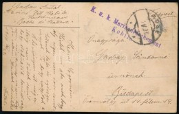 1917 Képeslap 'K.u.k. Marinedetachement Kobila' + 'ROSE' - Sonstige & Ohne Zuordnung
