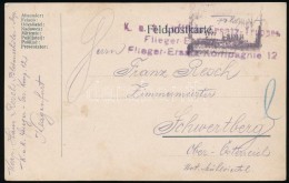 1917 Tábori Lap / Field Postcard 'K.u.k. Luftfahr-Ersatz-Truppen / Flieger Ersatz Kompagnie 12.' - Sonstige & Ohne Zuordnung
