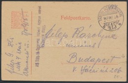 1917 Tábori Posta LevelezÅ‘lap / Field Postcard 'M.kir. 7. Honvéd Tábori ágyus Ezred... - Sonstige & Ohne Zuordnung