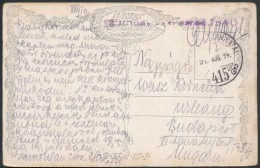 1917 Tábori Posta Képeslap / Field Postcard 'TP 415' - Sonstige & Ohne Zuordnung