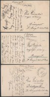 1916 7 Db Dalmáciai Képeslap Haditengerészeti Postával A Novara... - Sonstige & Ohne Zuordnung