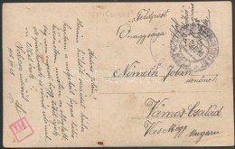 1916 Haditengerészeti Posta Képeslap A Csikós Hajóról - Sonstige & Ohne Zuordnung