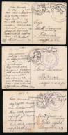 1915 10 Db Dalmáciai Képeslap Haditengerészeti Postával A 'KAISER FRANZ JOSEF I.'... - Sonstige & Ohne Zuordnung