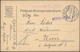 1915 Tábori Posta LevelezÅ‘lap 'K.u.k. Reservespital Linz(Urfahr)' - Andere & Zonder Classificatie