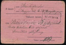 1915 Tábori Posta Levél 'MAGYARKÉCZ' Postaügynökségi... - Sonstige & Ohne Zuordnung