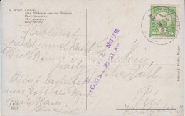 1916 Képeslap Eszéki Katonai Cenzúrával Pécsre - Other & Unclassified