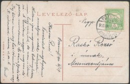 1916 Képeslap 'POZSONY / SZOMBATHELY' Vasúti Bélyegzéssel - Other & Unclassified