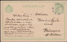 1914 Díjjegyes LevelezÅ‘lap 'FADD TOLNA M.'-Budapest - Sonstige & Ohne Zuordnung