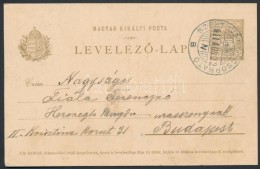 1911 Díjjegyes LevelezÅ‘lap 'SZENT IVÁN - CSORBATÓ' Vasúti Bélyegzéssel - Other & Unclassified