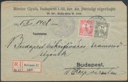 1911 Helyi Ajánlott Levél 16f Bérmentesítéssel - Sonstige & Ohne Zuordnung