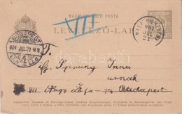 1910 Díjjegyes LevelezÅ‘lap 'BALATON-BERÉNY' - Budapest - Other & Unclassified