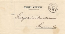 1903 Tértivevény 'SZEPES-KÖRTVÉLYES' - Szepesváralja - Other & Unclassified