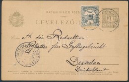 1901 Díjkiegészített Díjjegyes LevelezÅ‘lap Ajánlott... - Sonstige & Ohne Zuordnung