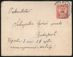 1901 Levél 'BUDAPEST - BA...' Vasúti Bélyegzéssel - Other & Unclassified