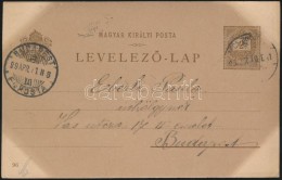 1899 Millenniumi 2kr Díjjegyes LevelezÅ‘lap (Budapest Kiállítás) Bécs-Budapest... - Other & Unclassified