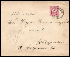 1897 Levél 'DEBRECZEN P. UDV' Bélyegzéssel - Other & Unclassified