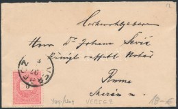 1897 5kr Levélen 'VER(S)ECZ' - Other & Unclassified