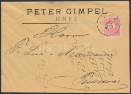 1897 5kr Levélen 'KNÉZ' - Other & Unclassified