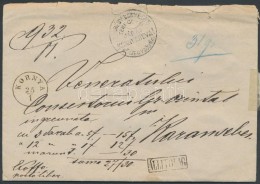 1881 Pénzeslevél 'KORNYA' - Karánsebes - Other & Unclassified