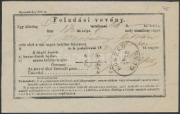 1873 Feladási Vevény 'KÅSZEG GÜNS' - Sonstige & Ohne Zuordnung