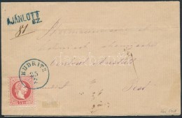 1871 5kr + 10kr Ajánlott Levélen, A Hátoldali Bélyeg Bontásnál... - Other & Unclassified