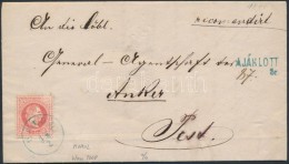 1870 3 X 5kr Ajánlott Levélen, A Hátoldali 2 Bélyeg Bontásnál... - Andere & Zonder Classificatie