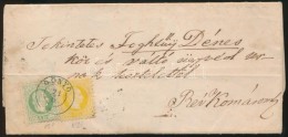 1869 2kr + 3kr (utóbbi Sarka A Felragasztásnál AlágyÅ±rÅ‘dött) Levélen,... - Sonstige & Ohne Zuordnung