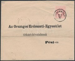 1867 5kr Levélen / On Cover 'STRIMBULY' - Pest - Sonstige & Ohne Zuordnung