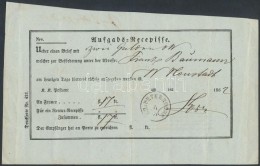 1862 Aufgabs Recepisse 'GR: PETERSDORF' - Sonstige & Ohne Zuordnung