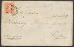 1859 5kr Levélen ,,VELENCZE' - ,,PESTH' - Other & Unclassified