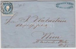 1858 15kr I. Távolsági Levélen (teljes Tartalommal) Friss Darab / On Cover (with Full Content)... - Other & Unclassified
