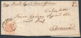 1857 3kr Levélen ,,GÜSSING' - Other & Unclassified