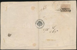 1851 6kr HP.I. Szép, óriási Szélek Tértivevényen / With Nice, Large... - Other & Unclassified