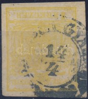 O 1850 1kr Krómsárga / Chrome Yellow MP III. Szép Szélekkel, élénk... - Other & Unclassified