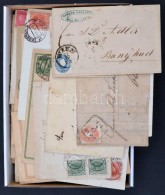 Ausztria Kb 180 Db Küldemény 1861-tÅ‘l Dobozban, Vegyes MinÅ‘ség / Austria 180 Covers, Postcards... - Sonstige & Ohne Zuordnung