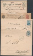 1889-1906 4 Db Orosz Díjjegyes LevelezÅ‘lap - Sonstige & Ohne Zuordnung